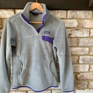Patagonia | Re-Tool Pullover in Gray & Violet | M